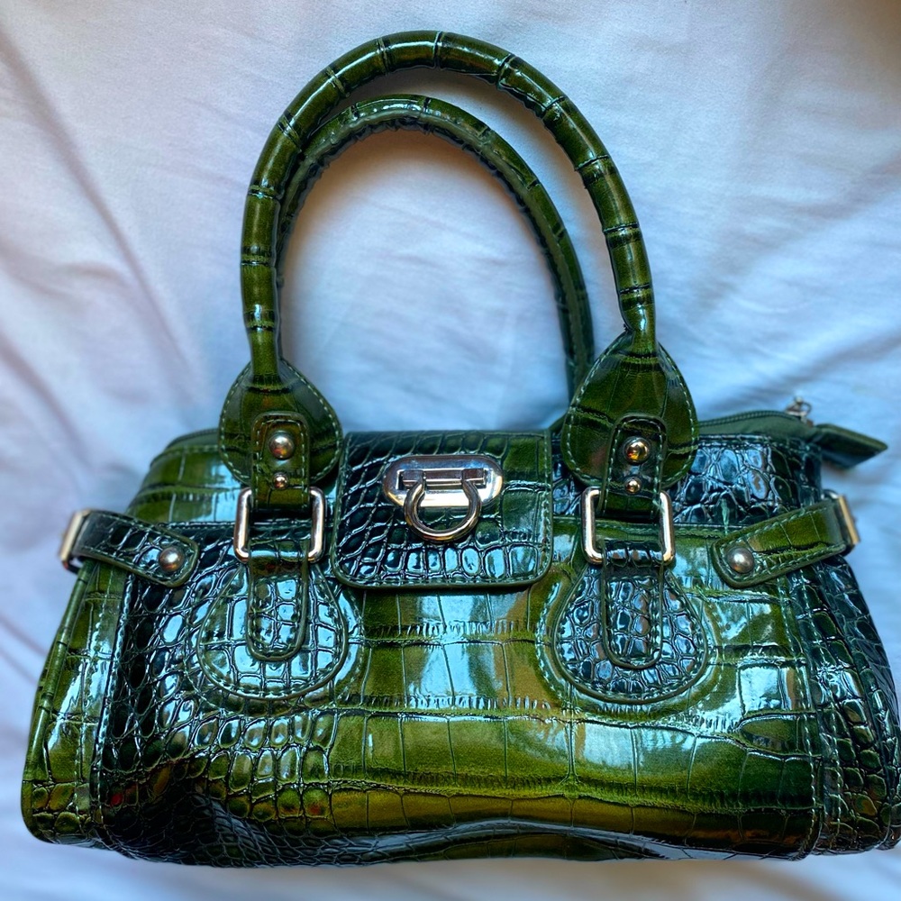 Kristine Accessories Crocodile Handbag